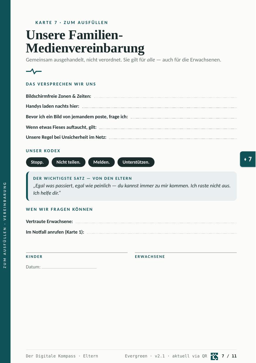 Karte 7 · Zum Ausfüllen